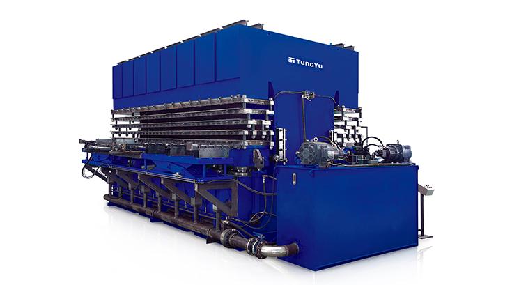 Precure Tread Vulcanizing Press (Double-shuffle and Multi-layer)